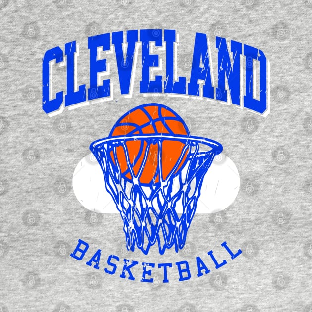 Vintage Cleveland Basketball by funandgames